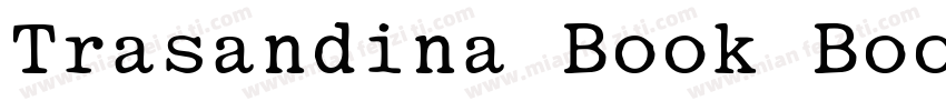 Trasandina Book Book字体转换